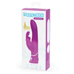 Happy Rabbit G-Spot Curve Vibrator, Purple, Product Box, Front