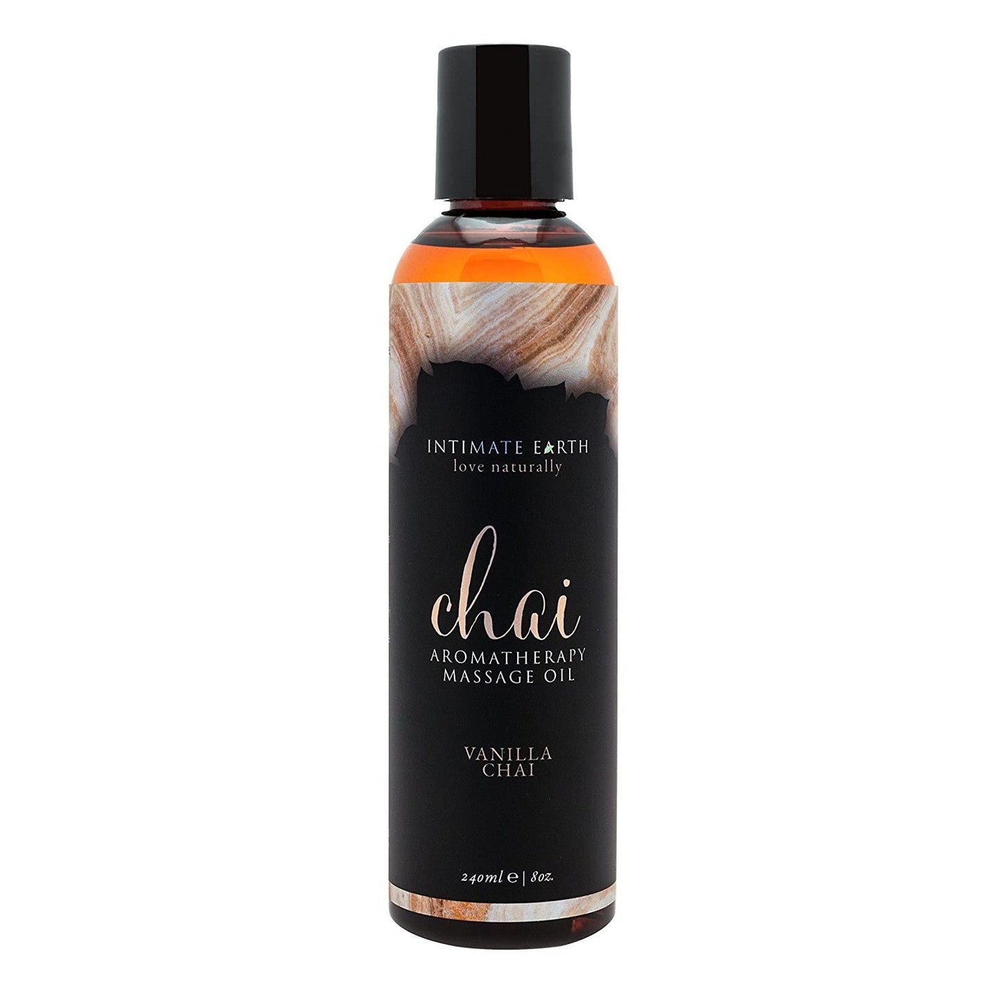 Intimate Earth Aromatherapy Massage Oil (120ml) (4oz), Chai, Vanilla Chai