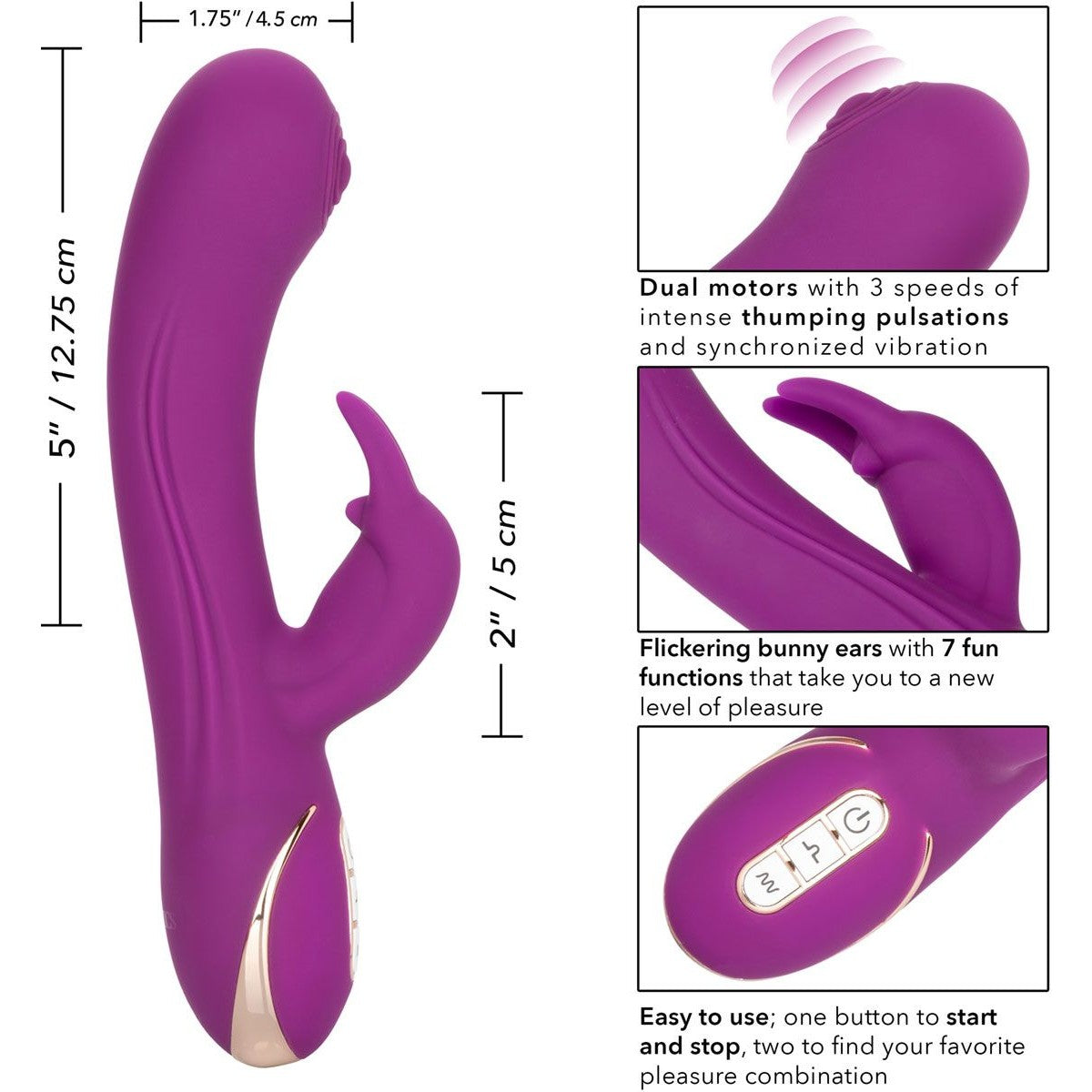 Jack Rabbit Signature Silicone Thumping Vibrator
