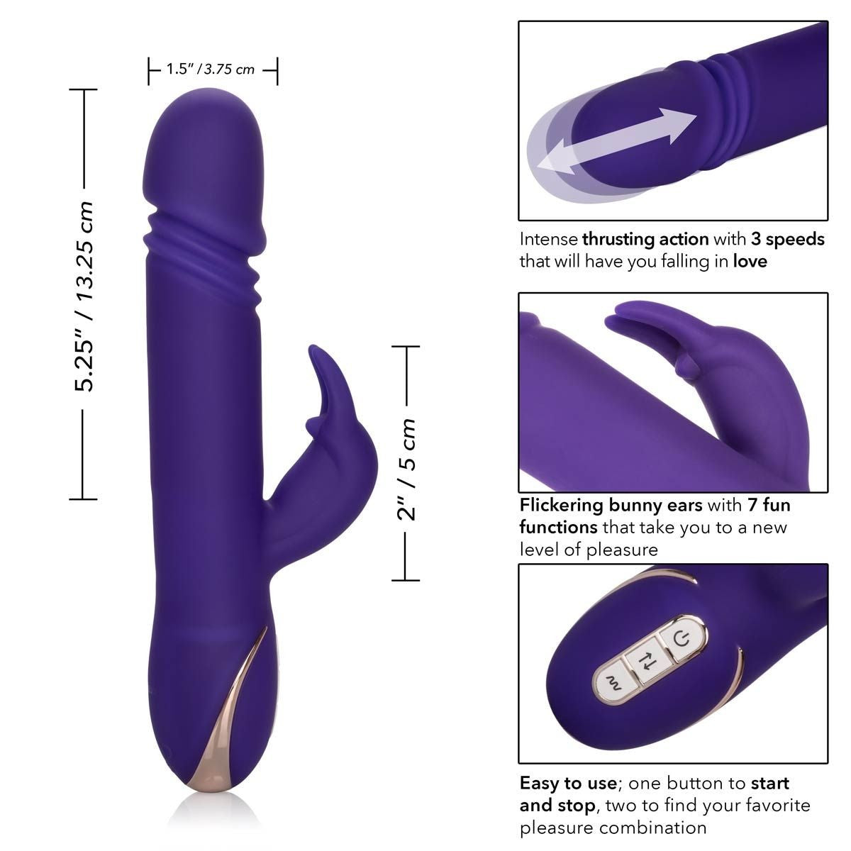 Jack Rabbit Signature Thrusting Vibrator