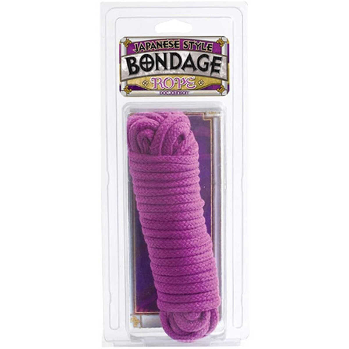 Japanese Style Bondage Rope (10m), Purple, Product Package