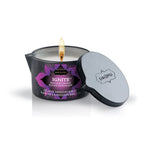 Kama Sutra Ignite Massage Candle, Island Passion, Product Image, Flame Lit
