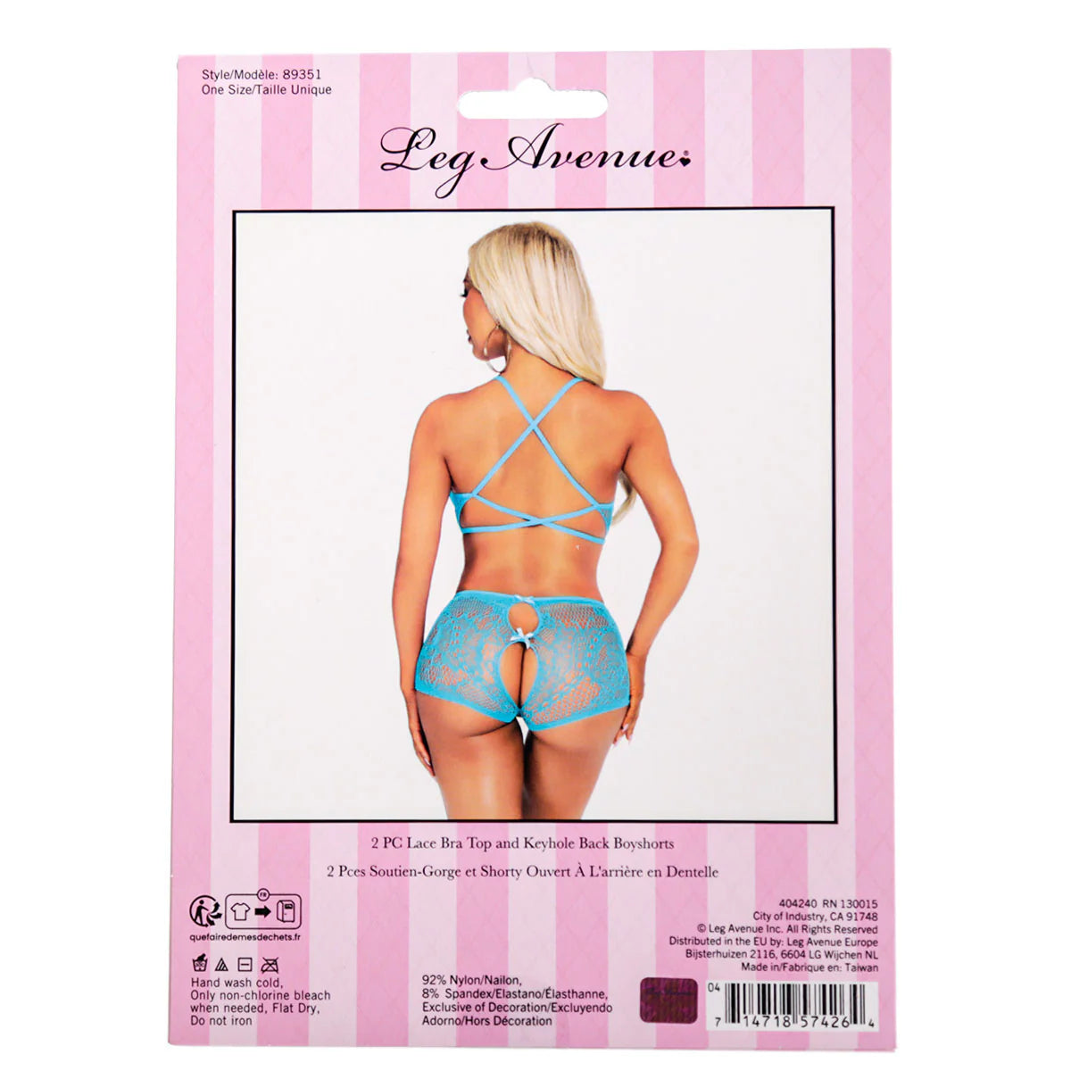 Leg Avenue After Glow Bra & Panty Set
