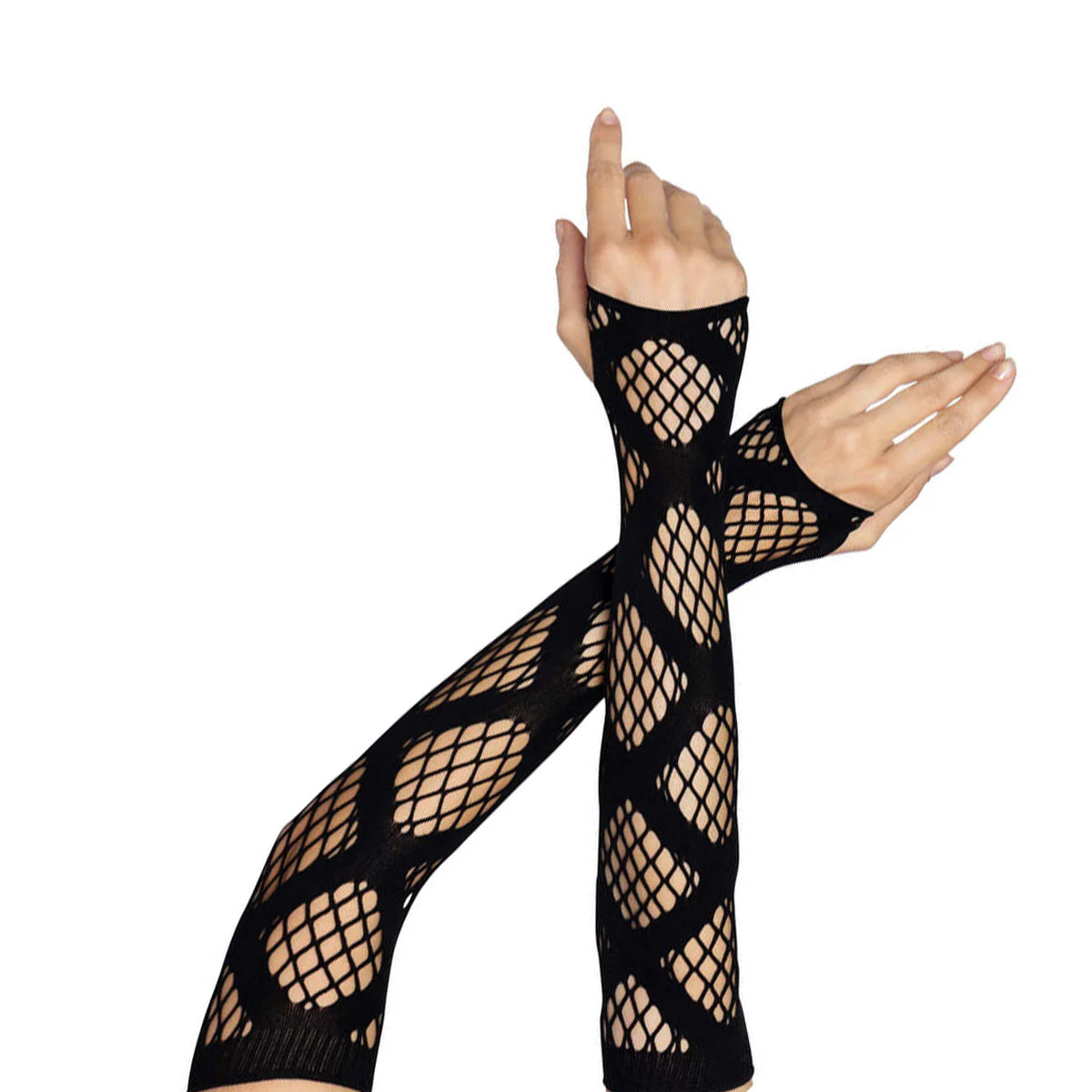 Leg Avenue Faux Wrap Industrial Net Arm Warmers