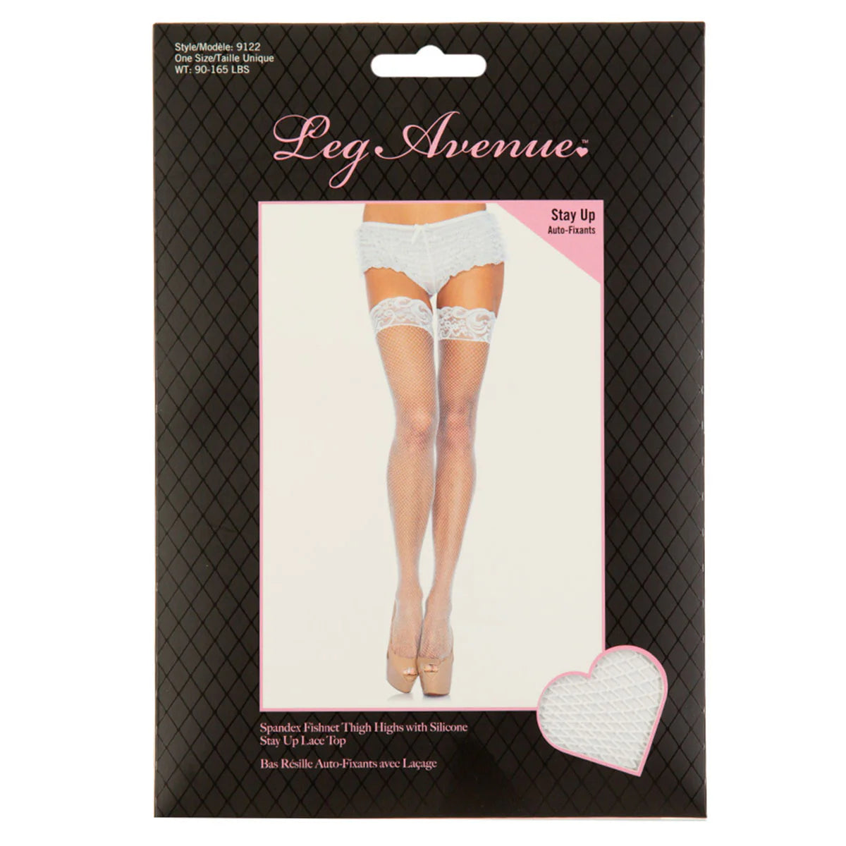 Leg Avenue Nicole Fishnet Thigh High Stockings