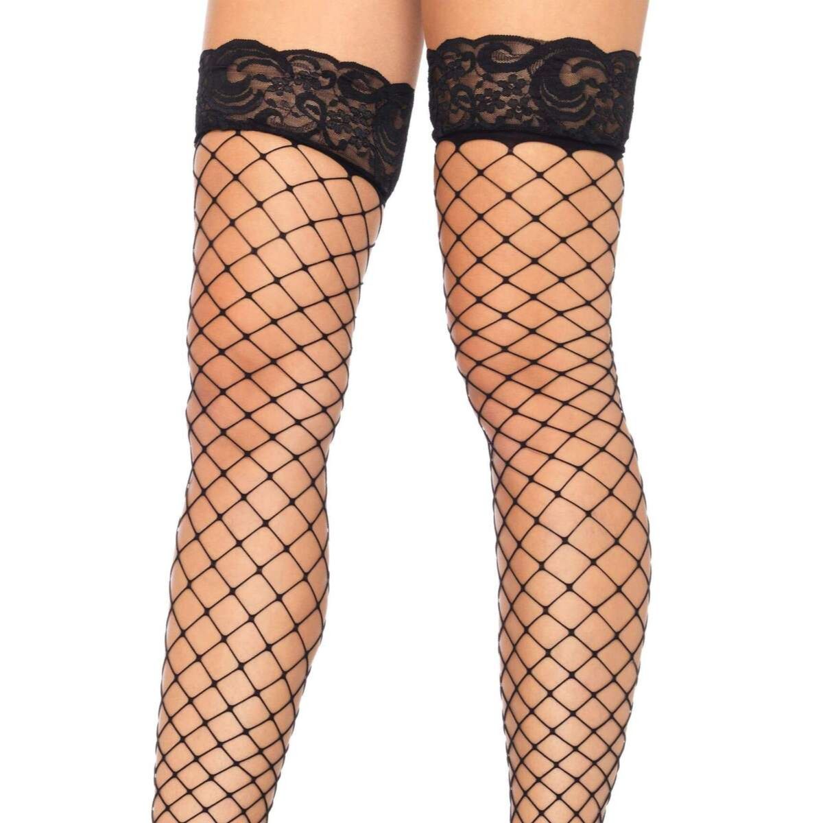 Leg Avenue Oda Net Thigh High Stockings