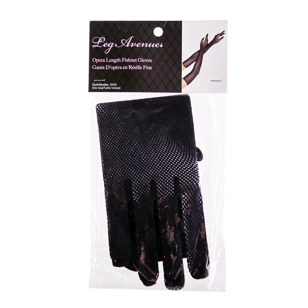 Leg Avenue Opera Length Fishnet Gloves