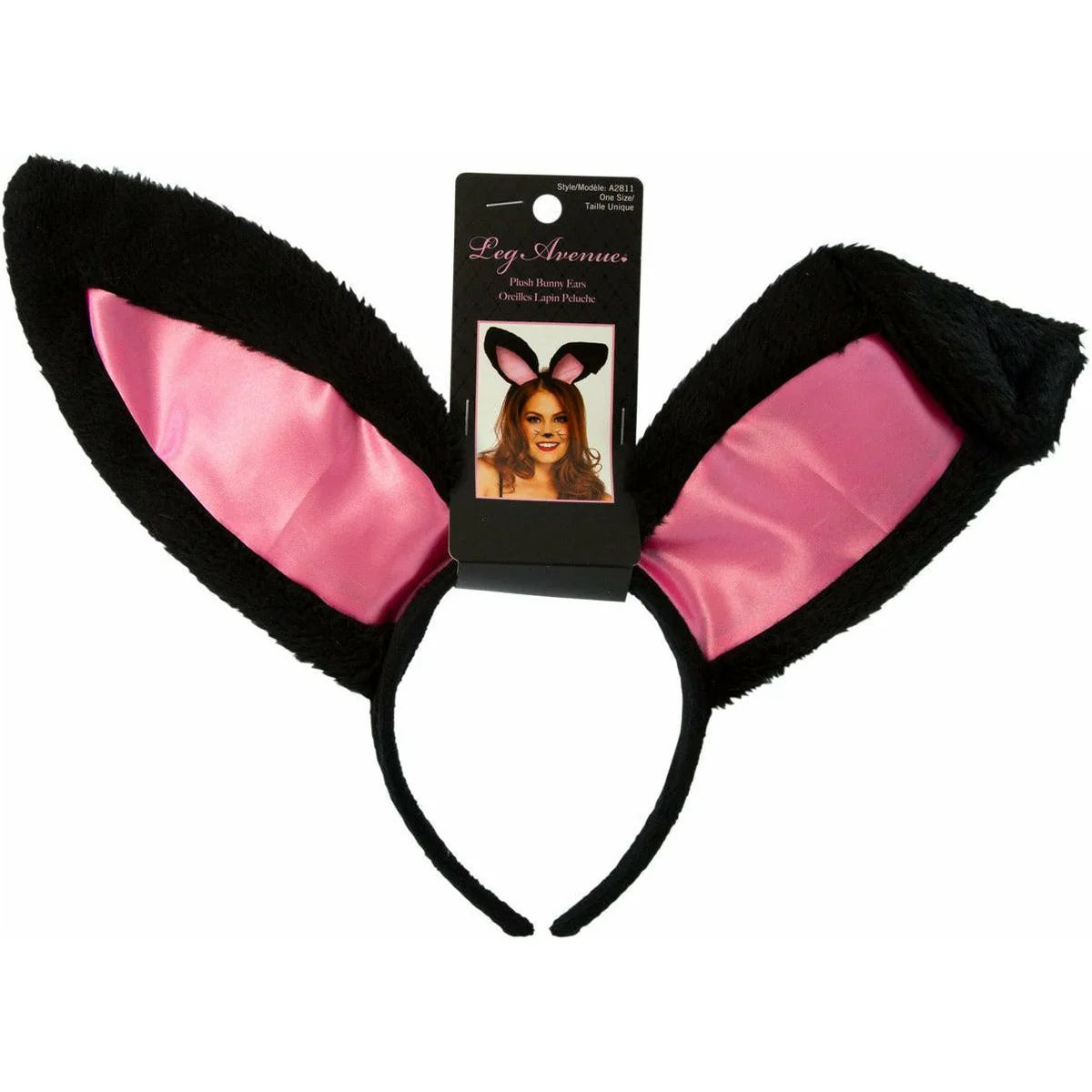 Leg Avenue Plush Bunny Ears Headband