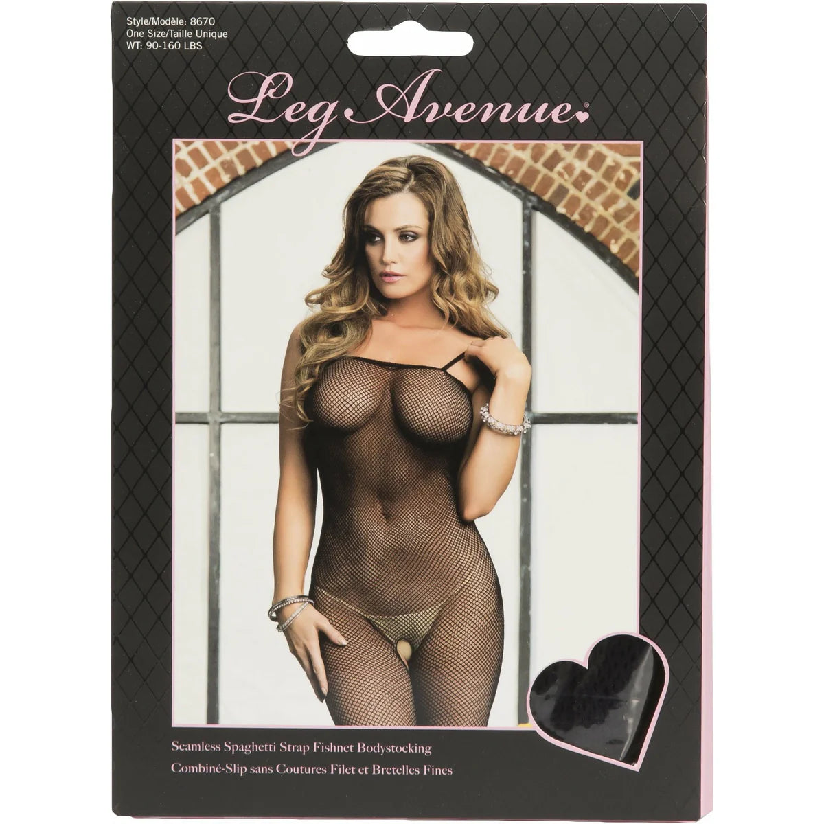 Leg Avenue Spaghetti Strap Fishnet Bodystocking