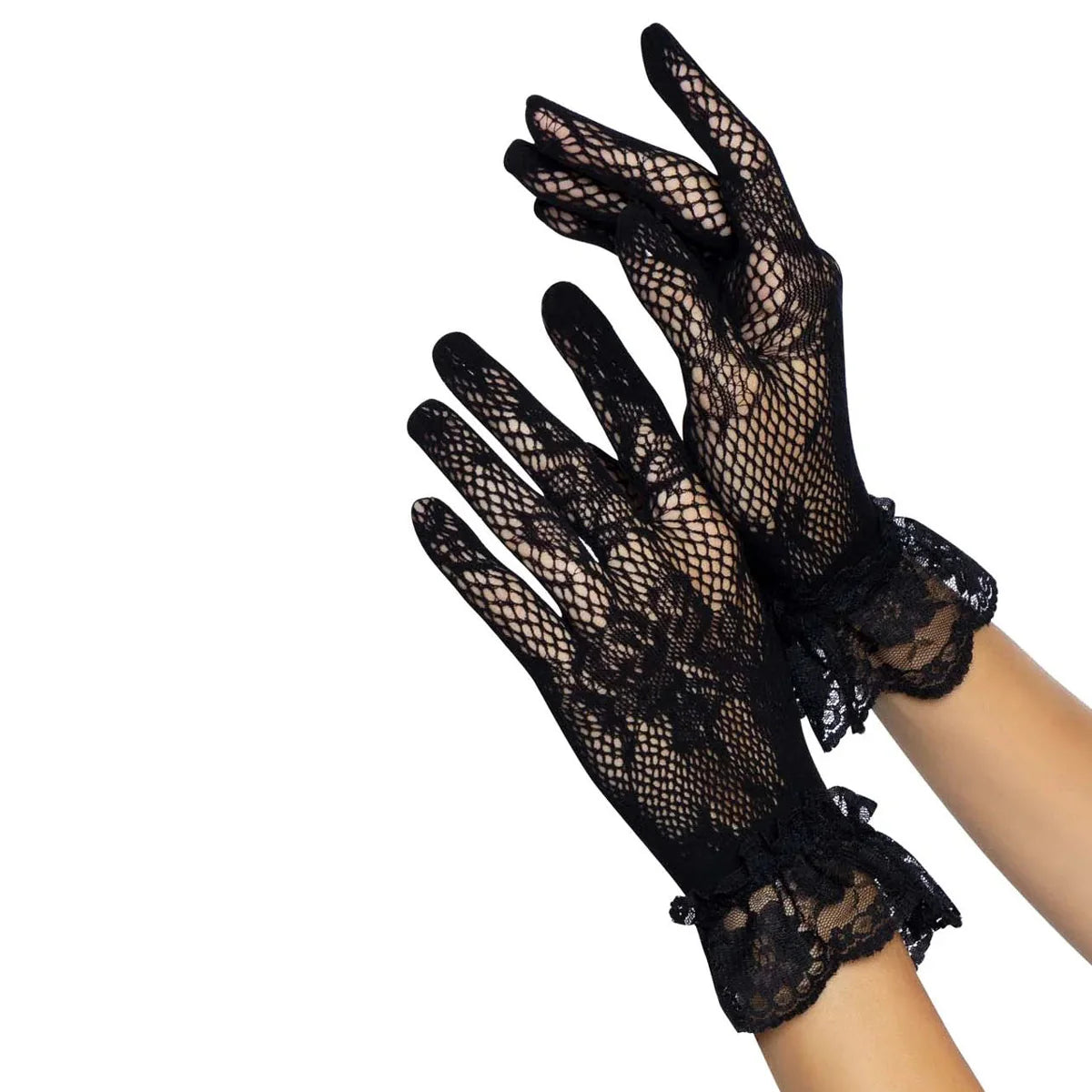 Leg Avenue Wrist Length Lace Gloves
