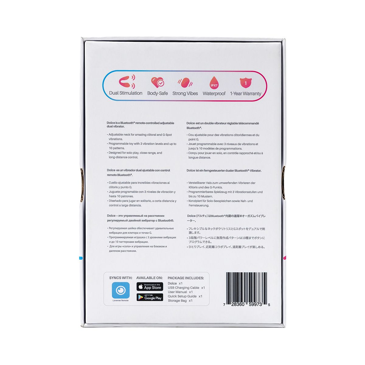 Lovense Dolce Adjustable Dual Vibrator