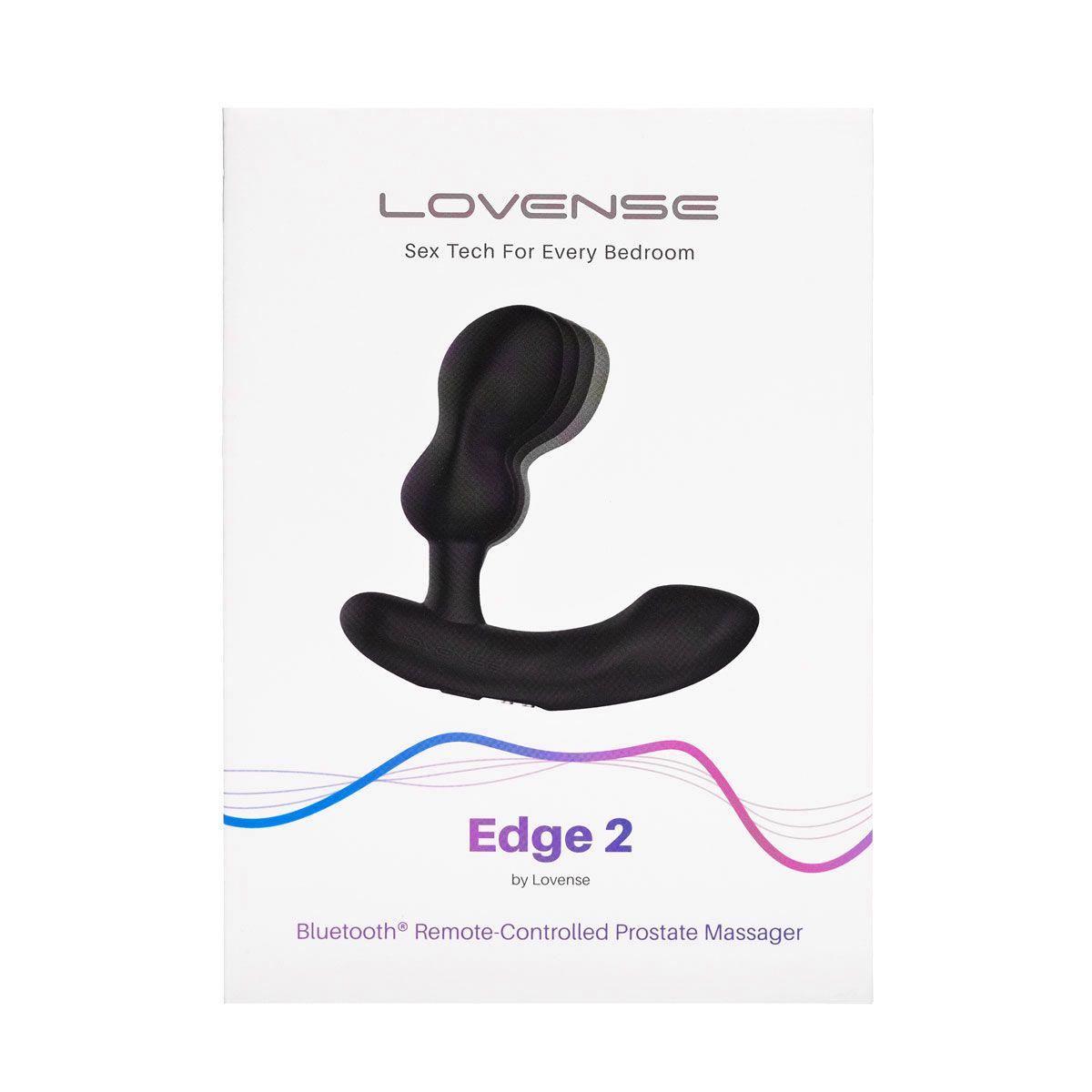 Lovense Edge 2 Prostate Massager, Product Package, Front View