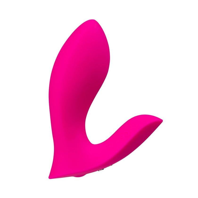 Lovense Flexer Insertable Dual Panty Vibrator, Product Image, Left Side View