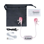 Lovense Gemini Vibrating Nipple Clamps, Box Contents