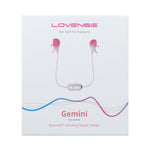 Lovense Gemini Vibrating Nipple Clamps, Product Box, Front View