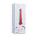 Lovense Gravity Thrusting & Vibrating Dildo, Product Package, Front Right View