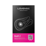 Lovense Gush 2 Vibrating & Oscillating Penis Massager, Product Box, Front View