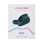 Lovense Gush Vibrating Stroker, Product Box, Front View