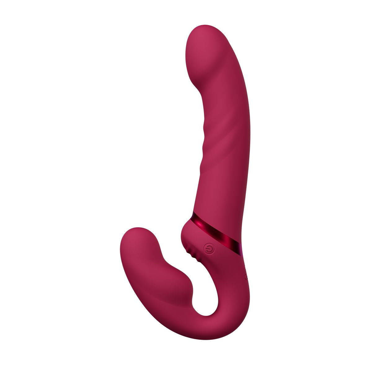 Lovense Lapis Vibrating Strapless Strap-On Dildo, Product Image, Right Side View