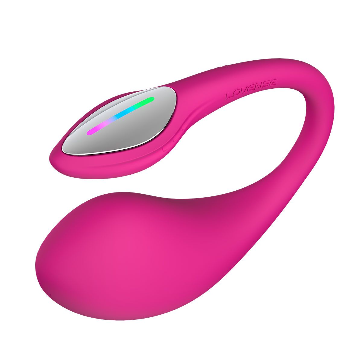 Lovense Lush 4 G-Spot Egg Vibrator, Product Image, Side Angle View, Facing Front Left