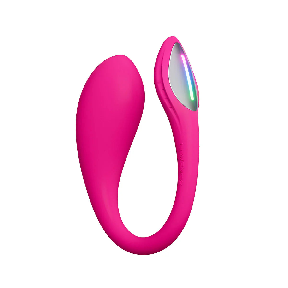 Lovense Lush Mini G-Spot Egg Vibrator, Pink, Product Image, Side View Facing Up