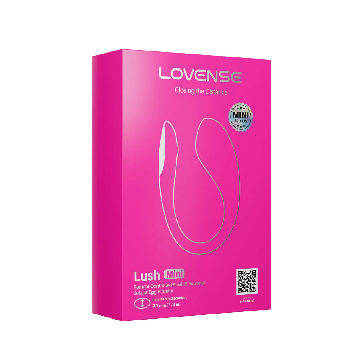 Lovense Lush Mini G-Spot Egg Vibrator