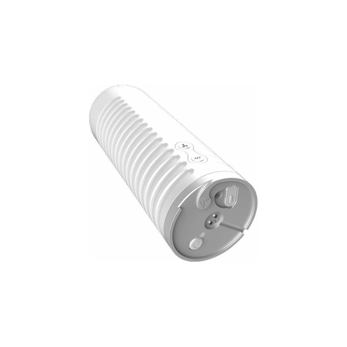 Lovense Max 2 Vibrating Male Masturbator, Product Image, Tilted Back Side View