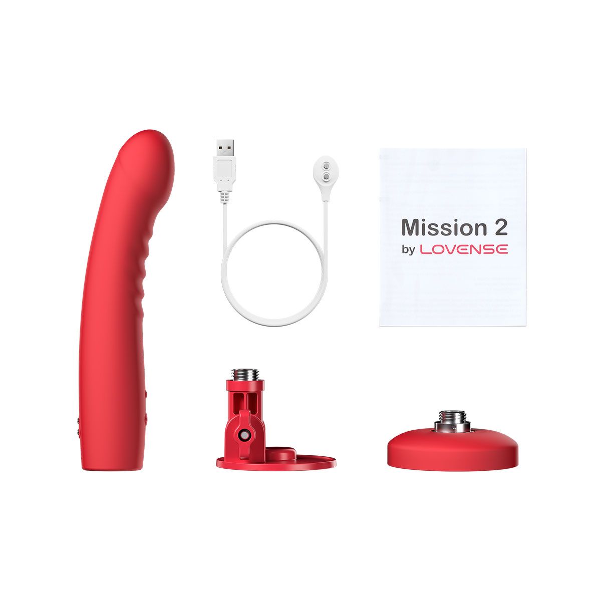Lovense Mission 2 Vibrating Dildo, Box Contents