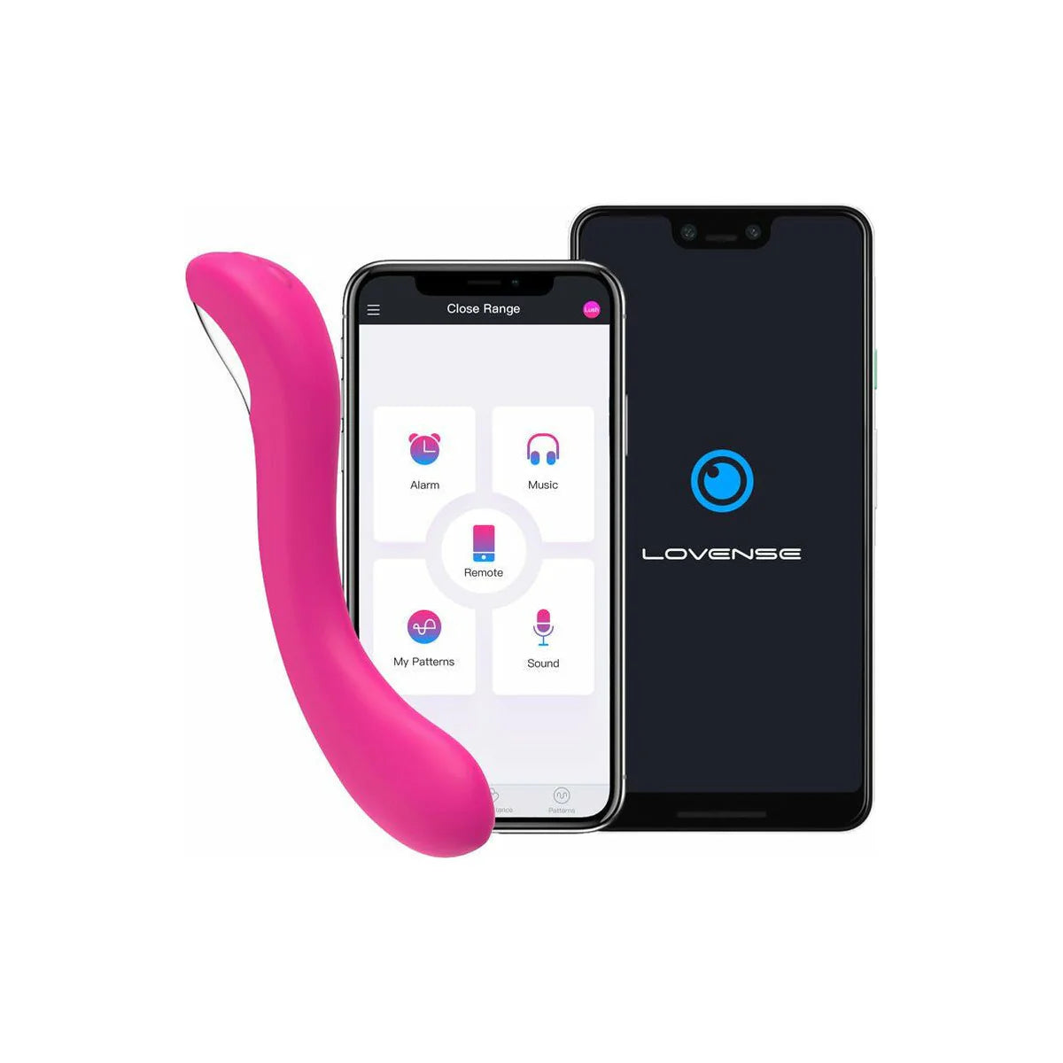 Lovense Osci 2 Oscillating G-Spot Vibrator, Showing App-Control