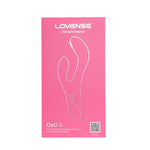 Lovense Osci 3 Oscillating & Heating Rabbit Vibrator, Product Box, Front View