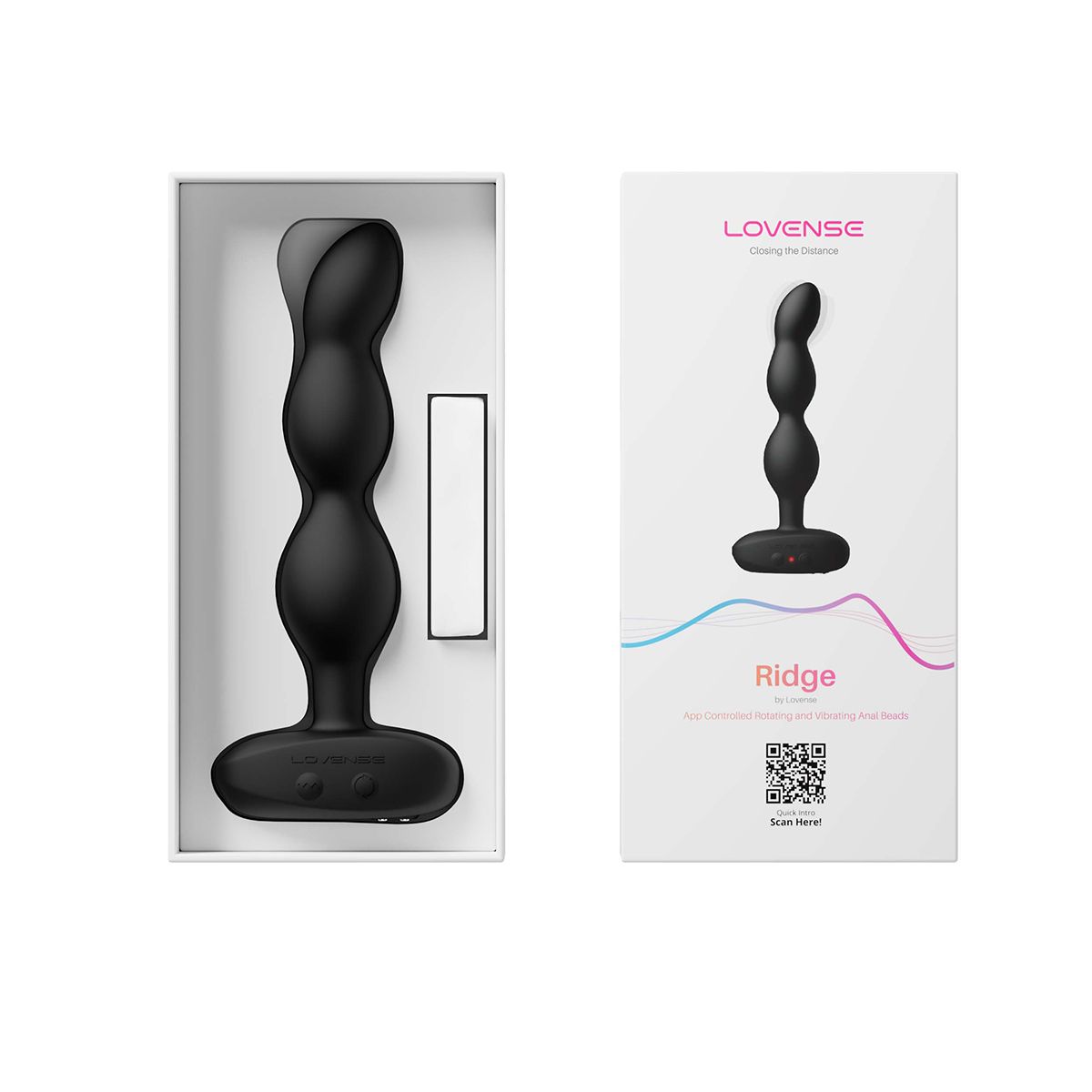 Lovense Ridge Rotating & Vibrating Anal Beads, Open Box