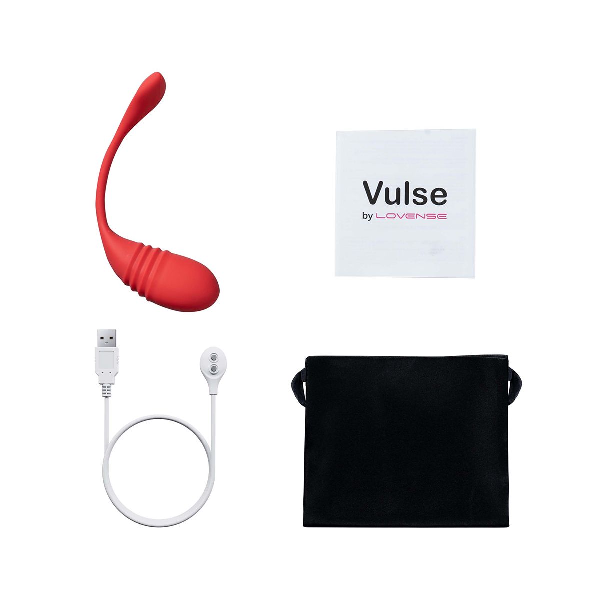 Lovense Vulse Thrusting Egg Vibrator, Box Contents