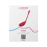 Lovense Vulse Thrusting Egg Vibrator, Product Box, Front View