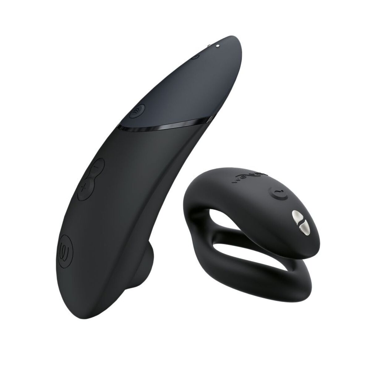 Lust & Luxury Collection Box, Product Image, Womanizer Next Clitoral Stimulator and We-Vibe Sync O Couples Vibrator