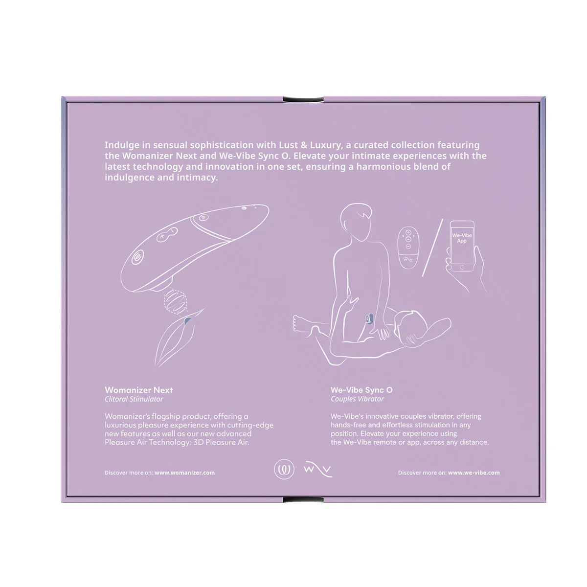 Lust & Luxury Collection Box, Product Box, Back View