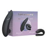 Lust & Luxury Collection Box, Product Box with Womanizer Next Clitoral Stimulator and We-Vibe Sync O Couples Vibrator