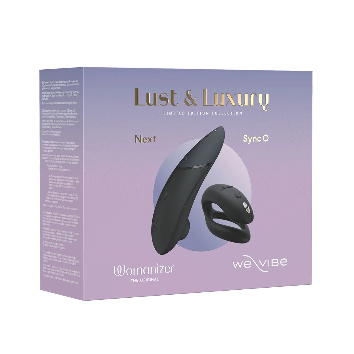 Lust & Luxury Collection Box, Product Box, Front Right Angle