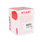 M'Lady Rose Clitoral Suction Stimulator, Product Box, Back Left Angle