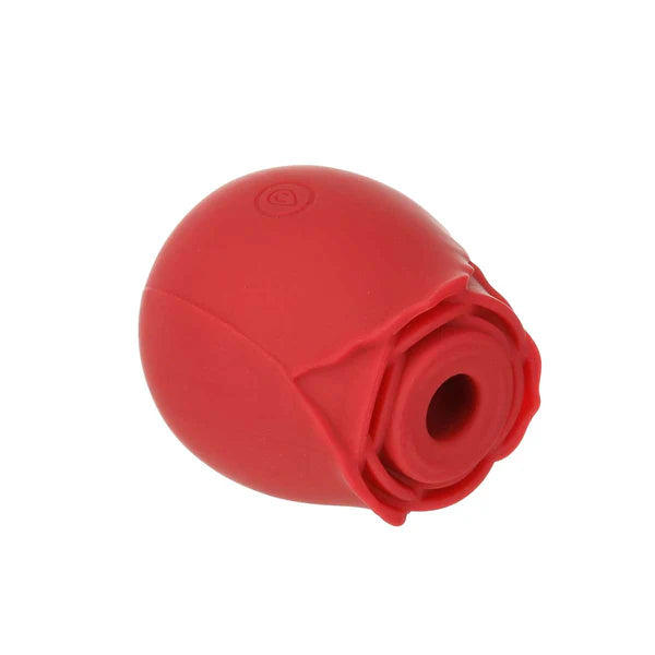M'Lady Rose Clitoral Suction Stimulator, Red, Product Image, Top View