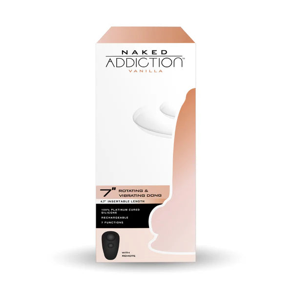 Naked Addiction 7-Inch Rotating & Vibrating Dildo