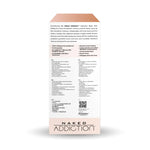 Naked Addiction 7-Inch Rotating & Vibrating Dildo, Vanilla, Product Box, Back