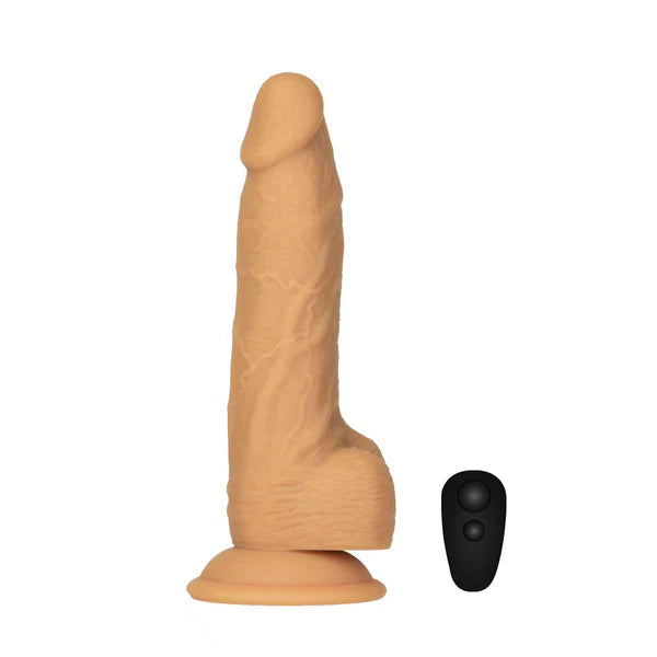 Naked Addiction 8-Inch Vibrating & Rotating Dildo