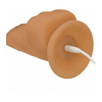 Naked Addiction 8-Inch Vibrating & Rotating Dildo, Caramel, USB Rechargeable
