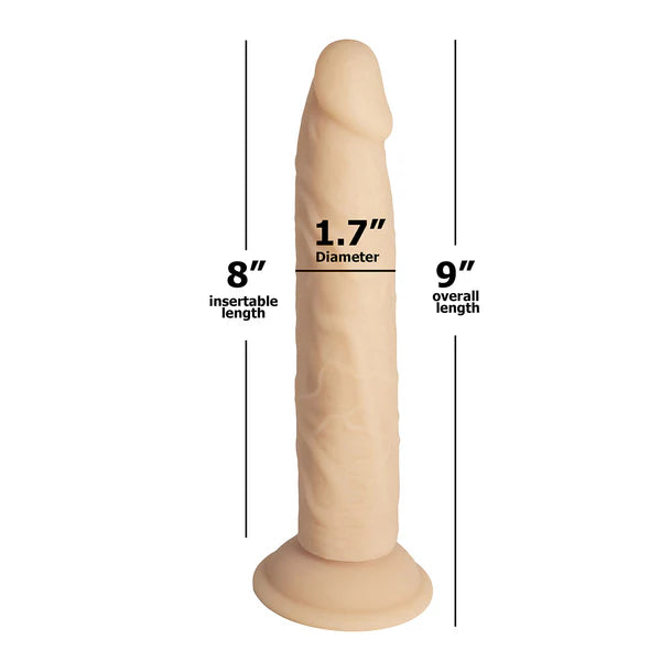 Naked Addiction 9-Inch Bendable Silicone Dildo