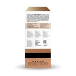 Naked Addiction 9-Inch Thrusting Dildo, Caramel, Product Box, Back