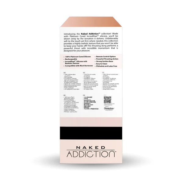 Naked Addiction 9-Inch Thrusting Dildo