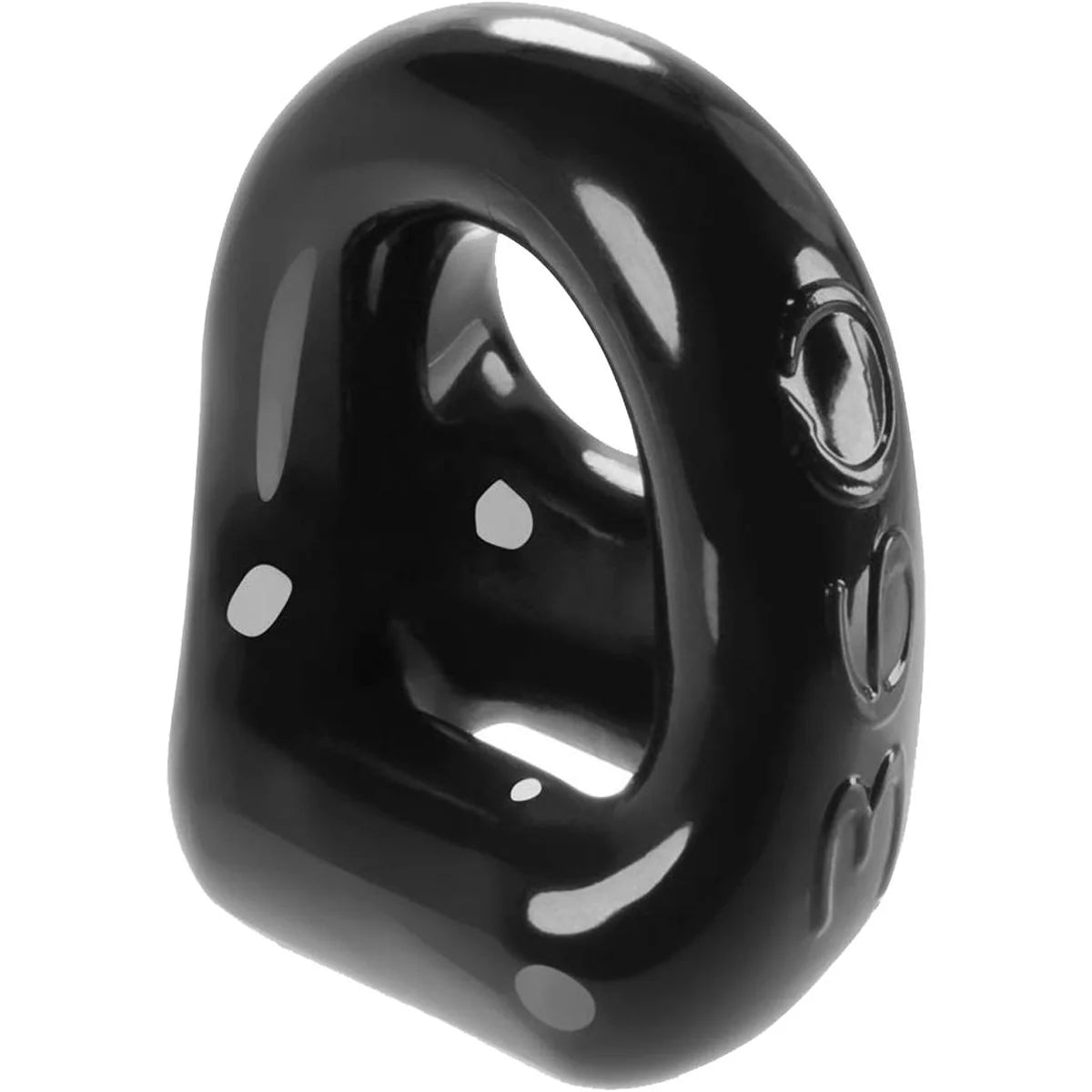 Oxballs 360 2-Way Cock Ring & Ball Sling, Black, Product Image, Front Angle