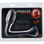 Oxballs Ass-X Ass Lock Cock Sling & Butt Plug, Black, Product Package, Front