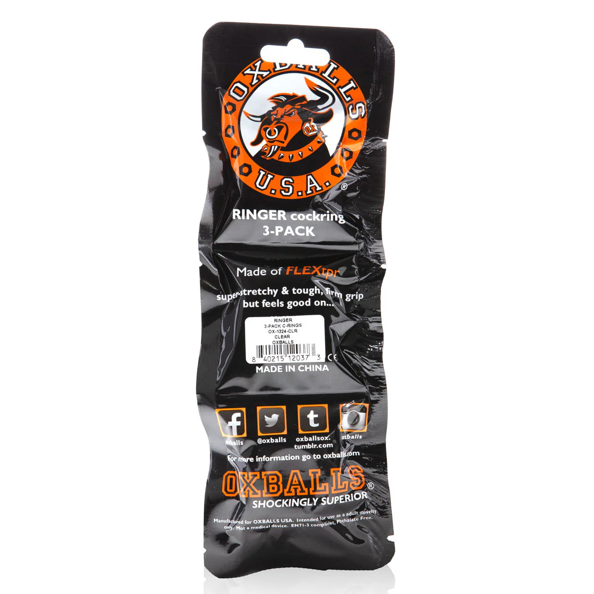 Oxballs Atomic Jock Ringer 3-Pack Cock Rings