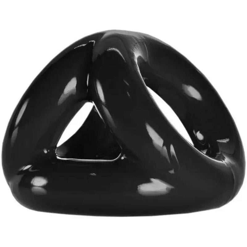 Oxballs Atomic Jock Tri-Sport 3-Ring Cocksling, Black, Product Image